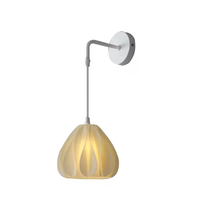 Moderna lámpara de pared Impresa en 3D, 12 W, regulable para decoración de pared, aplique de pared interior con alambre ajustable para Colgar, lámpara de noche para dormitorio, Espejo de tocador para exteriores - 1