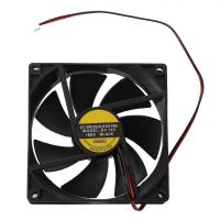 Ventilador cuadrado de plástico negro, 9025, 90x90x25mm, cc 12V, 0.25A - details 0