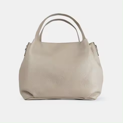 1990s Bolso de Mano Mujer Piel Vacuno Genuina Diseño Sofisticado - 1