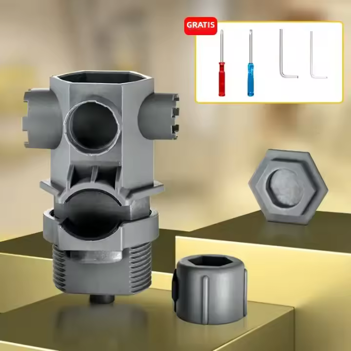 Juego De Herramientas Multifuncional 16 En 1 Llave Para Grifo De Cocina Y Baño Reparación De Tubos Y Desmontaje De Aerator - 1