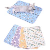 Almohadilla De Látex Para Mascotas En Verano Con Patrón De Dibujos Animados Refrescante Para Perros Y Gatos Sillón Sofá Matriz De Algodón Tela Transpirable Para Descanso - details 0