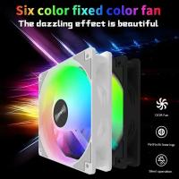 COOLCIRC P1 Ventilador De Enfriamiento Para CPU 120x120x25mm 12V Silencioso RGB Para Enfriamiento De Aire De La Caja De Computadora - details 0