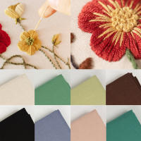 Tela De Lino Y Algodón Sólido Para Bordado Y Costura DIY Fibras Naturales Para Ropa Y Manualidades Técnica Tejida - details 2