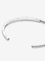 Pandora Signature ID - Plata de Ley Pandora - Pulsera Abierta - details 4