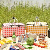 Cesta de picnic familiar con aislamiento térmico, 28 l, portátil, impermeable, plegable, con asa de aluminio. - details 0