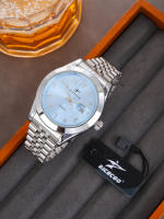 Reloj De Pulsera De Lujo Clásico Para Hombres Con Fecha Y Correa De Acero Inoxidable Deportivo Y Casual Con Marcas Arábigas Resistente Al Agua - details 4