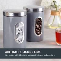 3 Etiquetas en Blanco para personalizar ON almacenamiento. Aptas para Azúcar, tea, café, etc Tarros para almacenamiento varios - details 1
