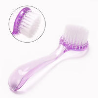 Cepillo De Uñas Suave Portátil Con Cabeza Redonda Para Limpieza De Polvo Y Residuos De Gel UV Y Polvo Accesorio De Manicura Y Pedicura Color Aleatorio - details 2
