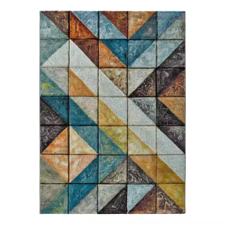 ALFOMBRAS IBERIA - Alfombra de Salón Modelo ALEXA - 80X150cm - Color MULTI - 1