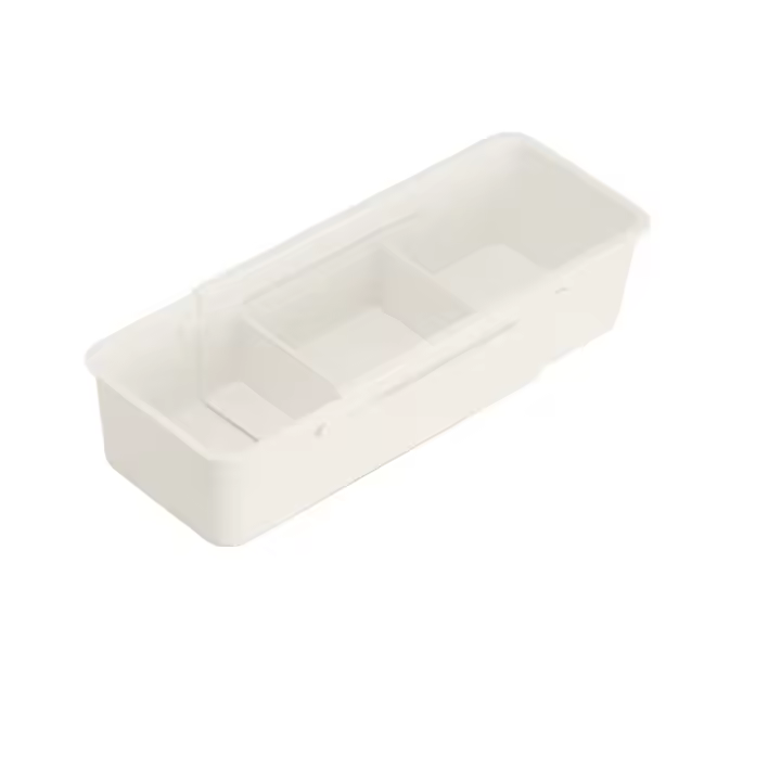 Organizador De Cajones De Cocina Ajustable 2PCS Caja De Almacenamiento Para Utensilios Con Divisores Desmontables Bandeja Para Cucharas Herramientas De Cocina Ecológicas - 1