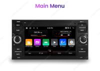Radio De Coche Android 2Din Con GPS Para Ford Focus 2007 Mondeo S-max C-max Kuga Galaxy Fiesta Transit Conectividad Y Video - details 0