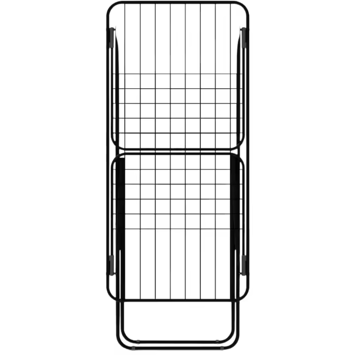 TIENDA EURASIA - Tendederos Plegables | Tendedero de Ropa Plegable | Estructura Metálica Ligera | Tendedero barato  |Tender la ropa de forma facil | Color Antracita | Capacidad para 20 Metros | Medida Abierto 180 x 55 x 89 cm - 1
