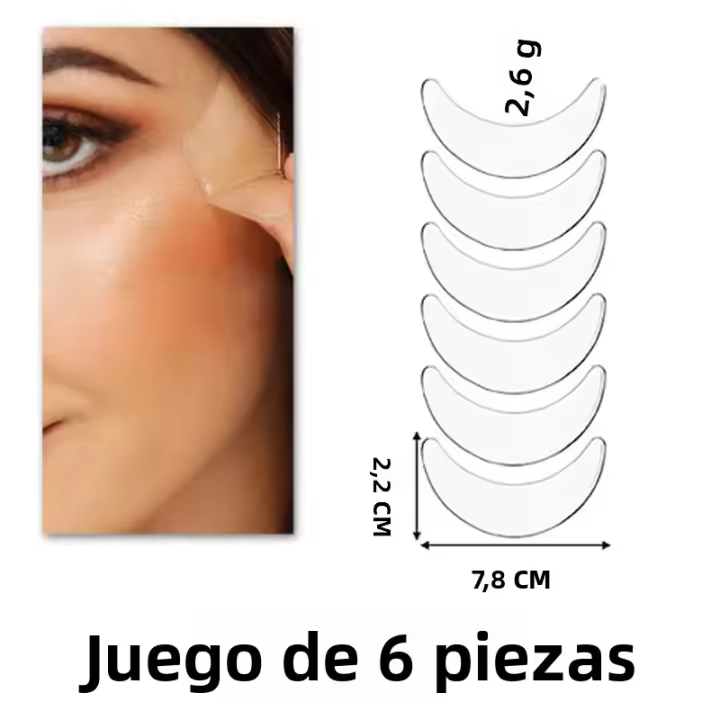 Parches De Silicone Reutilizable Antiarrugas Y Anti-Envejecimiento Para La Cara Y El Cuello Pack De 1/5/6/8/11/16/18 Piezas - 1
