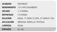 Revestimiento elástico impermeabilizante. CAUCHO LEPANTO. 14L - details 0