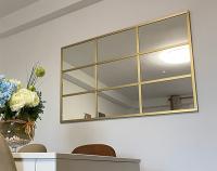 THEROSE - Espejo Ventana Oro 120x80 Espejo Industrial - details 4