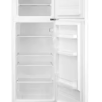 Teka - Frigorífico de 2 puertas RTF 2510, 204 L (163 L frigorífico + 41 L congelador), clase energética E, 143 cm alto × 55 cm ancho, blanco, funcionamiento silencioso a 40 dB, no integrable — ideal para cocina moderna y familias pequeñas - 1