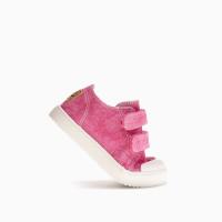 Zapatillas de lona niña PABLOSKY 980170 SNEKERS VELCROS LONA LAVADA FUCSIA 36301 25V - details 3