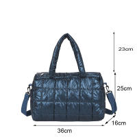 Bolso De Hombro Yogodlns De Lujo Espacio Padded Capacidad Grande Impermeable Nylon Para Viaje Bolso Cruzado De Poliéster Lining Para Mujer - details 28