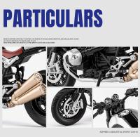 Modelo a Escala 1:12 De Motocicleta R Nine T En Aleación Con Sonido Y Luz Vehículo De Juguete Para Coleccionistas Y Niños Simulación off Road Sin Batería Material Metálico - details 8