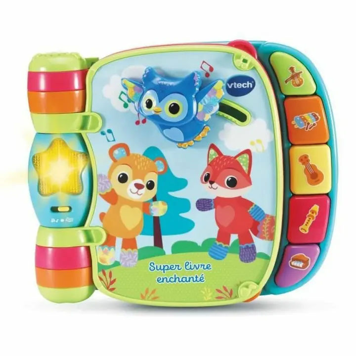 Libro interactivo infantil Vtech Baby Super Enchanted Book of Baby Kitties - 1