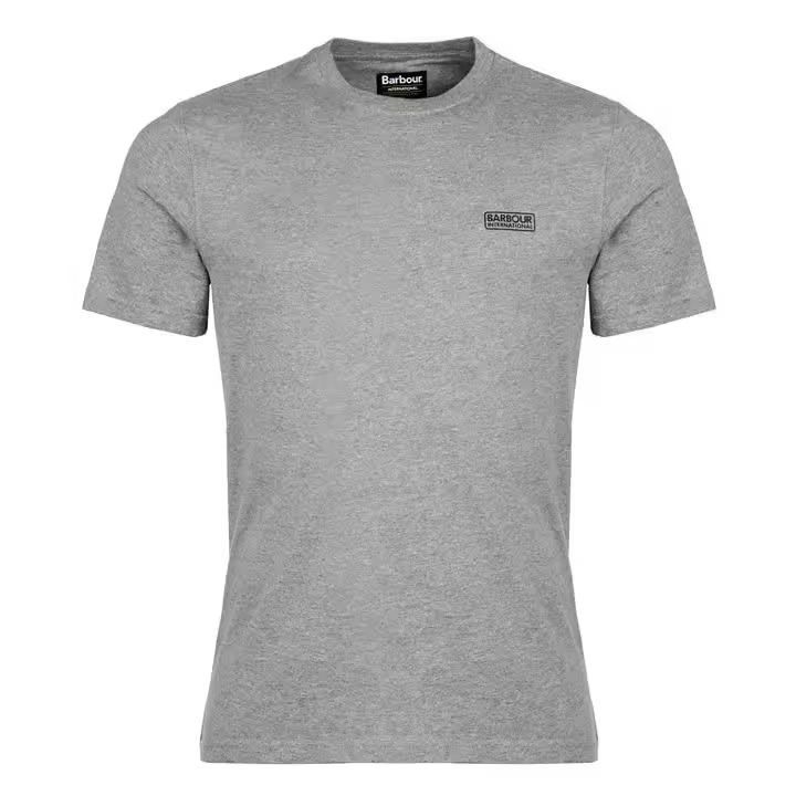 Barbour International Essential Small Logo T-Shirt Grey - 1