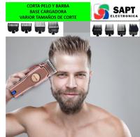 Cortapelo y Barba Inalámbrico | Base Cargadora | 8 Peines de Corte | Cuchillas Antioxidantes | Uso Profesional - details 2