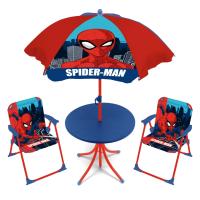 Arditex - Set Mesa Sombrilla Sillas - SET DE MESA (50X50X48CM), 2 SILLAS (38X32X53CM) Y SOMBRILLA (DIÁMETRO 110CM) de Minnie, Patrulla Canina, Mickey, Spiderman tanto para interiores como exteriores - details 2