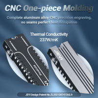 JEYI M.2 SSD Disipador De Calor En Aluminio Con Parche De Silicona Térmica Para PC / PS5 PCIE 2280 Icold-007 Accesorio De Enfriamiento Para SSD NVME NGFF - details 6