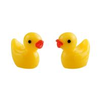 50/100 Pcs Miniaturas De Pato Amarillo Ornamento Figuras Pequeñas De Resina Para Decoración De Hogar Y Paisaje Micro Estilo Pastoral - details 3