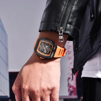 Reloj De Cuarzo Para Hombre PAGANI DESIGN 2023 Forma De Cuenco 40MM Vidrio De Zafiro Resistente Al Agua Y Luminoso Pulsera De Silicona Estilo Casual - details 22