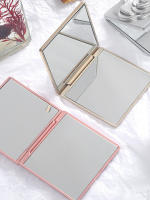 Espejo De Maquillaje Portátil Estilo Nórdico Doble Cara Plegable Con Ampliación 2X Y Rosado - details 7