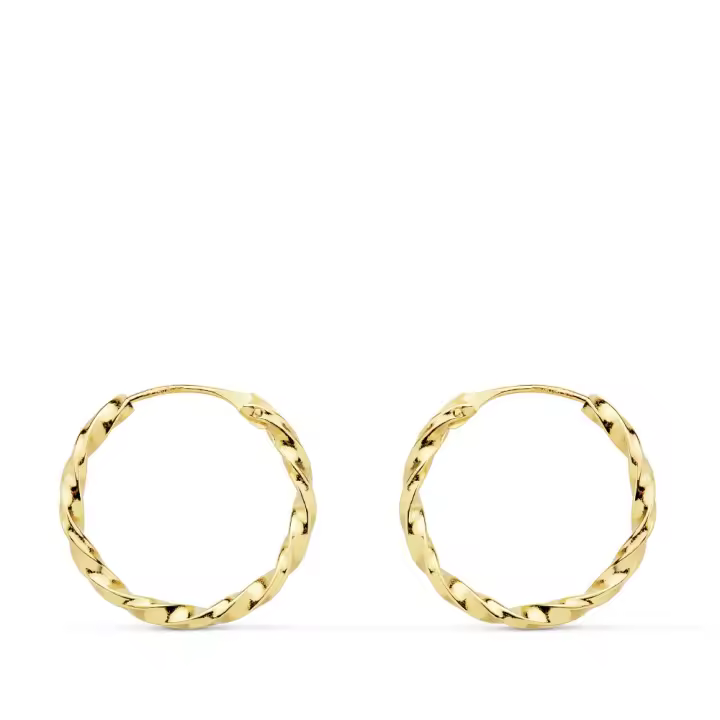 FALOMIR - Pendientes de Comunión oro 18k PM-18013 - se entrega con estuche y marca de contraste oficial - 1