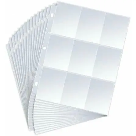576 Fundas para Cartas Coleccionables,Fundas para Cartas Pokemon Neutral,Bolsillos Fundas para Tarjetas Coleccionables para Tarjetas de Colección de Juegos de Cartas Coleccionables - 1
