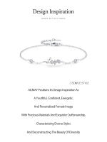 Zenyth-pulsera de Cadena con Letra de Amor Romántica para Mujer, Plata de Ley 925 Auténtica de alta calidad, regalo del Día de San Valentín - details 1