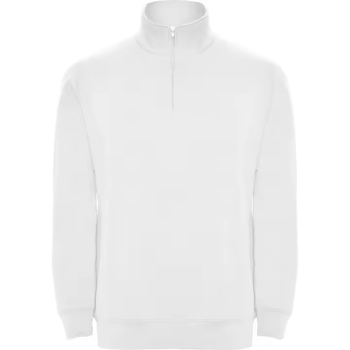 Sudadera casual antipilling con media cremallera a tono ANETO ROLY - 1