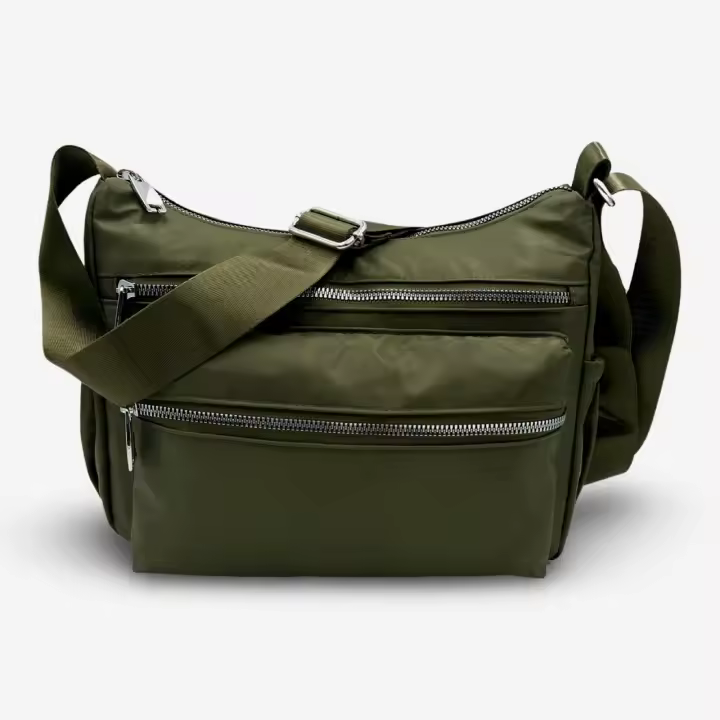 MIA LAROUGE, S.L. Bolso Bandolera de Nylon para Mujer Regulable y Lavable - 1