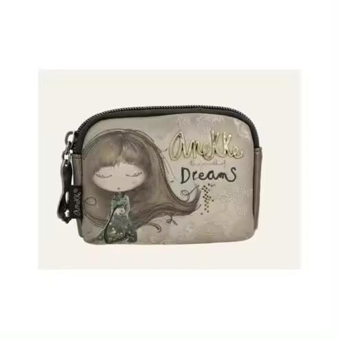Anekke Real Monedero Pequeño - Ref 41709-018 - Bolsillo Trasero - 12 x 9 x 3 Cm - Nueva Colección Otoño/Invierno 25 - - 1