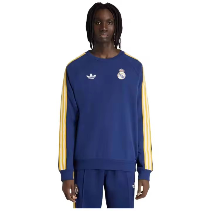 Sudadera Adidas modelo Real Madrid Originals Crew Sweatshirt "Dark Blue" para hombre y mujer en color Azul - 1