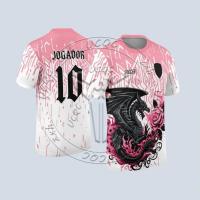 Sudadera De Fútbol Dragón Nueva 2025 Moda Callejera Suelta Manga Corta Para Hombres Y Mujeres Ligera Transpirable Absorción De Sudor - details 10
