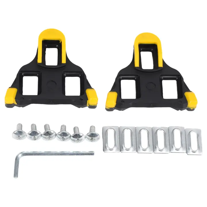 Tacos de bicicleta de carretera, calas flotantes de 6 grados, autoblocantes, pedales de ciclismo para zapatos de sistema de SPD-SL Shimano - 1