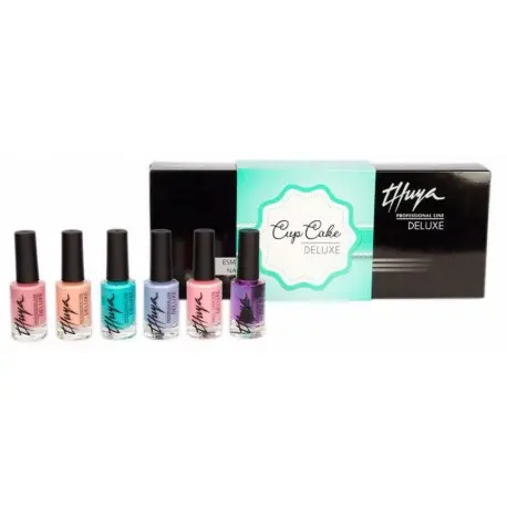 THUYA KIT ESMALTES DELUXE CUP CAKE 6 UNIDADES - 1