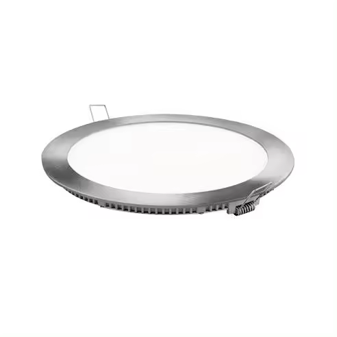 Downlight led redondo plano matel gris 18w 6400K - 1