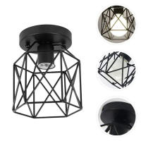 Luz De Techo Retro Estilo Americano E27 Para Pasillo Luces De Entrada Hogar Sala De Entrada Armario De Ropa Luces De Balcón LED - details 5