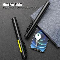 Linterna LED Recargable USB Mini Portátil Con Clip De Bolígrafo Impermeable Y Imán Para Trabajo Emergencias Exteriores - details 6