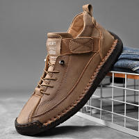 Zapatos Casuales Para Hombre De Cuero Hacer a Mano Transpirables Mocasines De Moda Talla Grande 38-48 Zapatos De Barco Lujo - details 23