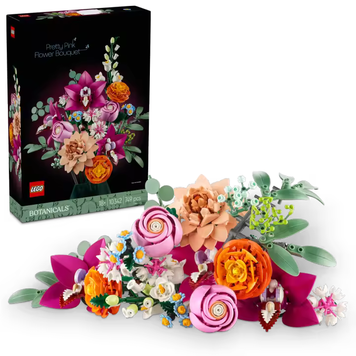 RAMO DE FLORES FANTASIA EN ROSA - LEGO 10342 - 1