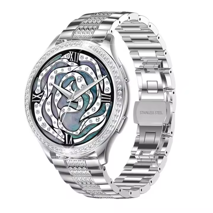 Reloj inteligente para Mujer, Rastrador de Fitness with Llamada Bluetooth, frecuencia cardíaca, presión arterial - 1
