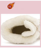 Botas De Nieve Para Mujer 2024 Calzado De Montaña Exterior Botas De Invierno Con Pelo De Piel Hasta La Rodilla Botas De Invierno Para Mujer - details 8