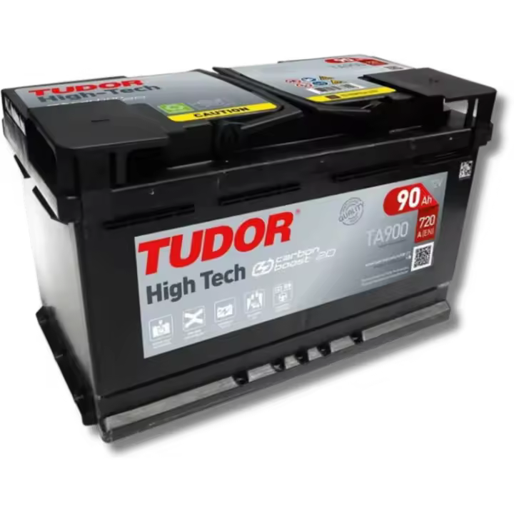 Batería de coche Tudor TA900 High-Tech. 12V - 90Ah/720A (EN) Caja L4 - 1