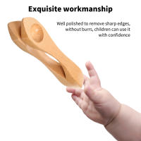 Cuchara Musical De Madera Instrumento De Percusión Folclórica Tradicional Regalo Para Adultos Y Niños Tamaño 212*45*40mm - details 1